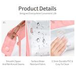 PACKISM TSA Approved Clear Makeup Bags - 4 Pack