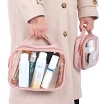 PACKISM TSA Approved Clear Toiletry Bag - Rose Pink