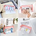 PACKISM TSA Approved Clear Makeup Bags - 4 Pack