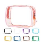 Buminee TSA Approved Clear Toiletry Pouch - Pink