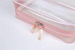 Buminee TSA Approved Clear Toiletry Pouch - Pink