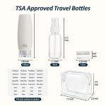 PACKISM TSA Approved Leakproof Toiletry Bag Set