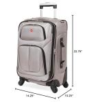 SwissGear 21-Inch Expandable Softside Carry-On Luggage