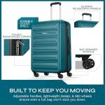 American Tourister Teal Hardside Luggage Set, 3 Pieces