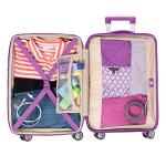 Atlantic Luggage 21-Inch Expandable Spinner - Bright Violet