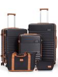 5-Piece Hardshell Luggage Set with Wheels