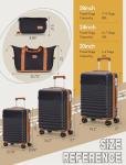 5-Piece Hardshell Luggage Set with Wheels