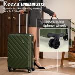 5-Piece Hard Shell Luggage Set with Wheels