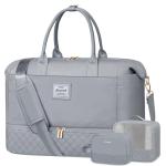 LOVEVOOK Travel Duffle Bags - Weekender with Shoe & Toiletry Compartment, Overnight & Gym Bag