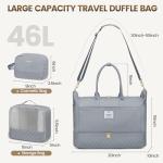 LOVEVOOK Travel Duffle Bags - Weekender with Shoe & Toiletry Compartment, Overnight & Gym Bag