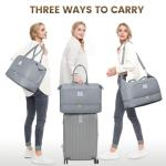 LOVEVOOK Travel Duffle Bags - Weekender with Shoe & Toiletry Compartment, Overnight & Gym Bag