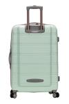 Rockland Melbourne Hardside Expandable Luggage with Spinner Wheels, Mint, Checked Large 28"