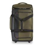 Briggs & Riley 27" Medium Upright Duffle - Checked Luggage for Travel, Suitcases with Wheels, Softside Rolling Bag for Men & Women, Self-Repairing Zipper - ZDX Collection, Hunter