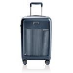 Briggs & Riley Essential 22" Carry On Expandable Spinner - Luggage for Travel, Suitcases with Wheels, Hardside Rolling Bag for Men & Women, Self-Repairing Zipper - Sympatico Collection, Navy