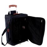 Bric's X-Bag Rolling Duffel Bag - 21 Inch Carry On Travel Bag for Men and Women - Luxury Weekender Luggage - Navy