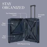 Bric's 28" Expandable Spinner Suitcase - Travel Luggage with TSA-Approved Lock and Hard Shell Exterior - B|Y Ulisse - Ocean Blue