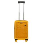 Bric's B|Y Ulisse Spinner Suitcase - 21 Inch Carry-On Luggage - Hard Exterior and TSA-Approved Lock - Mango