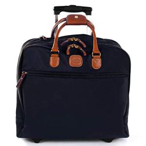 Bric's X-Bag/X-Travel 2.0 - Pilot Bag - Rolling Carry On Luggage - Business - 14 x 15.5-Inch Luggage Laptop Bag, Navy