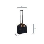 Bric's X-Bag/X-Travel 2.0 - Pilot Bag - Rolling Carry On Luggage - Business - 14 x 15.5-Inch Luggage Laptop Bag, Navy