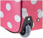 Rockland 22" Pink Dot Rolling Duffel Bag