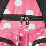 Rockland 22" Pink Dot Rolling Duffel Bag