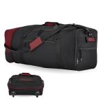 Travelers Club 32-Inch Red Expandable Rolling Duffel
