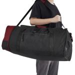 Travelers Club 32-Inch Red Expandable Rolling Duffel