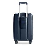 Briggs & Riley Essential 22" Carry On Expandable Spinner - Luggage for Travel, Suitcases with Wheels, Hardside Rolling Bag for Men & Women, Self-Repairing Zipper - Sympatico Collection, Navy