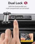 LUGGEX 20-Inch Expandable Carry-On with USB Port