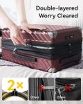 LUGGEX 27" Expandable Spinner Hard Shell Suitcase