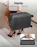 LUGGEX Expandable Carry On Luggage with Cup Holder