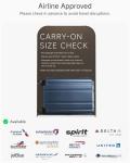LUGGEX 20-Inch Black Hard Shell Carry On