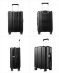 LUGGEX 20-Inch Black Hard Shell Carry On