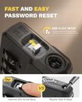 LUGGEX TSA Approved 4-Digit Combination Luggage Lock