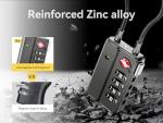 LUGGEX TSA Approved 4-Digit Combination Luggage Lock