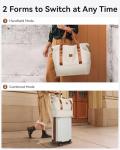LUGGEX 3-Piece Expandable Carry-On Luggage Set