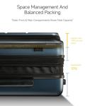 LUGGEX 20 Inch Expandable Carry On Suitcase - Pink