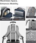 LUGGEX Aluminum Carry-On Luggage with Wheels