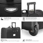Travel Select Amsterdam Rolling Garment Bag - Black