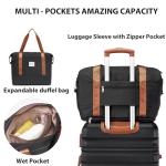 6 Piece Hardshell Luggage Set with Spinner Wheels