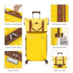 Expandable 6-Piece Luggage Set with Spinner Wheels