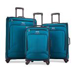 American Tourister Pop Max Teal 3-Piece Luggage Set