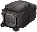 Rockland 17-Inch Black Rolling Backpack