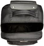 Rockland 17-Inch Black Rolling Backpack