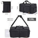 120L Waterproof Foldable Travel Duffel Bag