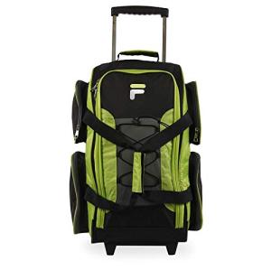Fila 22" Neon Lime Rolling Duffel Bag