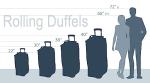 Rockland 40-Inch Navy Rolling Duffel Bag