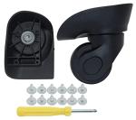 Replacement Caster Wheels for Carry-On Luggage 2Pcs Black