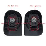 Replacement Caster Wheels for Carry-On Luggage 2Pcs Black