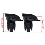 Replacement Caster Wheels for Carry-On Luggage 2Pcs Black